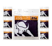 450-9000 x BULL Brand ULTRA SLIM Cigarette Tobacco 5.3mm Filter Tips Resealable Bag Smoking O/P 450 UK (10 x Pack (4500 Filters Tips))