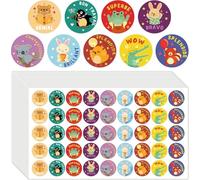 450 Pcs French Inspirational Stickers Cartoon Motivational Decals