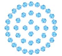 450 Pieces Simulated Ice Cube Diamond Gemstones Ice Cubes Washable Reusable Ice Cube Filling Naked Stone Ice Particles Vase Filler Acrylic