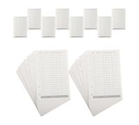 450 Sheets A7 6 Ring Lined Finance Refill Paper White | Loose leaf planner inserts, for income and expense records, helps track savings, suitable for fountain pens and markers