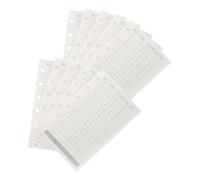 450 Sheets A7 Binder Refill, 6 Hole Loose Leaf | Paper Inserts, Lined Pages with Ink Resistant Surface, Portable Finance Logs for Office and Home Use
