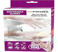 450 X Plastic Disposable Plastic Gloves Protective Catering Clear Cleaning New