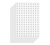 4500 Pieces Clothing Size Round Sticker, Size: S, 1/2" 0.5 inch Self Adhesive Apparel Circle Label Stickers for Clothes T Shirts Trousers Skirt Retail (Diameter: 1.3 cm/13 mm)