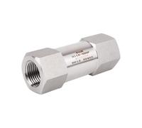4500 PSI High Pressure 1/8" 1/4" 3/8" 1/2" 3/4" -2" BSP NPT Female 304 316 Stainless Steel Spring Non-return One Way Check Valve(1/4",NPT_SS316L_FEMALE TO MALE)