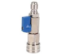 4500 PSI Power Washer Ball Valve, Stainless Steel Quick Connect for High Pressure Washer, 3/8 Inch Plug and Socket, Ideal for Car Washing, Patio Cleaning