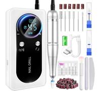 45000 RPM Electric Nail Drill LEDSUUEI: High Tech Professional Electric Nail File Fast Removal Nail Drill Kit for Acrylic Nails Gel Polishing Rechargeable Lightweight