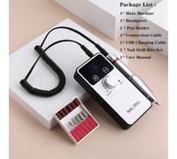 45000RPM Electric Nail Drill Machine Gel Nail Polish Sander Low Noise