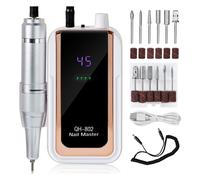 45000RPM Nail Drill Machine Electric Nail Drill Sander,White