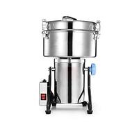 4500G Grain Mill Electric Grain Grinder Grinder 30-300 Mesh Multi-Shredder for Grinding The Stone Spice Coffee Beans with Timer 0-5Min 4500W