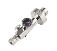 4500Psi G5/8 HPA High Pressure Air Scuba Din Fill Station Adapter Charging Valve for Refilling Scuba Cylinders and Other Inflation Systems