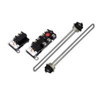 4500W Electric Water Heater Up Set Gasket | Heavy Duty Heating Temperature Control, Upper Thermostat Lower Thermostat, 4500W 240V for Most Electric Water