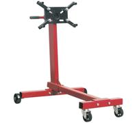450kg Rotating Engine Stand - Fully Adjustable Mounting Arms - Swivel Castors