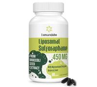 450MG Liposomal Sulforaphane, Activated Sulforaphane Supplement from Broccoli Sprouts Seed Extract, Plus Myrosinase, Cellular Level, 60 Count (Pack of 1)