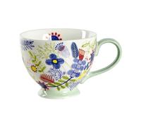 450ml/15oz Creative American Hand-Painted Ceramic Mug Microwave Oven Can Use Large Capacity Breakfast Milk Cereal Cup-Yingyan