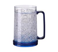 450ml Double Wall Gel Frosty Freezer Ice Mugs Beer Mug With Handles Glasses Whiskey Drinking For Bar Glasses Outdoor
