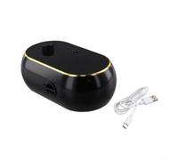 450ML Touchless Liquid Foam Soap Dispenser with Wall Mount Bracket HD Screen for Real Time Clock Indoor Temperature Battery Status and Refill Warnings (Gel Black)