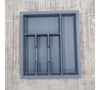 450mm Grey Cutlery Tray For Blum Metabox Drawer