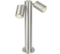 450mm Ip65 Twin Outdoor Lamp Post Bollard Light Tilting Gu10 Marine Grade Steel