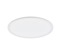450mm Modern Sleek Ceiling Light White Slim Round Low Profile 28W LED 4000K