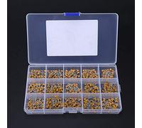 450pcs 15 Value 10pF-100nF Multilayer Ceramic Capacitor Assortment Kit with Box Component