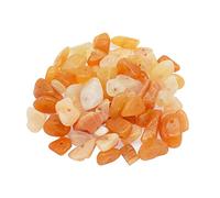 450PCS Natural Irregular Chip Stone Beads 5-8mm Gemstones Crystal Loose Bead for Jewelry Making Bracelet Necklace DIY Craft Finding (Yellow-Aventurine)