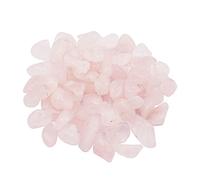 450PCS Pink Quartz Natural Irregular Chip Stone Beads 5-8mm Gemstones Crystal Loose Bead for Jewelry Making Bracelet Necklace DIY Craft Finding