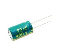450V 22UF 22UF 450V Electrolytic Capacitor volume 13 * 21