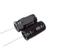 450v 8uf 10uf Audio Electrolytic Capacitor 13x26mm +/- 20%(8uf 100pcs)
