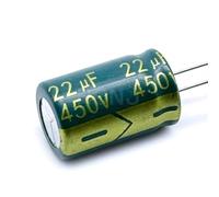 450V22UF Aluminum Electrolytic Capacitor Size 13 * 20 22uf450v 450v22uf 10Pcs(5PCS)
