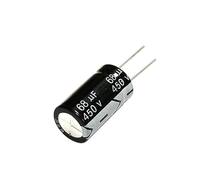 450V68uf 18x30mm Aluminum Electrolytic Capacitor 68uf 450v 450v68mfd 450v68mf 68mf450v 68mf 68MFD 450Volt 450wv 450vdc 450v 68uf EKFBQBGW(450v47uf 18x25 5pcs)