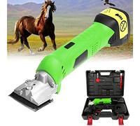 450W Cordless Horse Clippers - Professional Rechargeable Trimmer for Equine, Sheep & Cattle,High Power Rechargeable Pet Hair Clipper