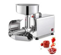 450w Electric Tomato Strainer, Commercial Tomato Milling Machine Stainless Steel Tomato Sauce Maker Machine, Food Squeezer for Tomato Strawberry Blueberry Sauce