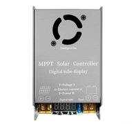 450W MPPT Boost Solar Controller, 9V-60V Input, 12A Max Current, 98% Efficiency, LED Display, Intelligent Fan Cooling, for 24V-96V -Acid & Lithium Battery Charging,