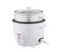 Geepas GRC35017UK 400W 1L Rice Cooker And Steamer With Keep Warm Function - White