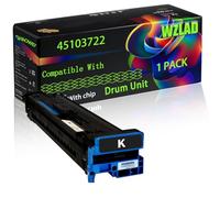 45103722 45103721 45103720 45103719 Compatible for Okidata OKI Drum Unit with Chip Pro 9431DMe 9431dn 9431Ec 9431Ev Printers (1 Pack Black)