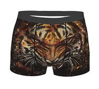 452 Men'S Briefs Fitted Cullet Broken Glass Tiger Boxers Trunk Comfortable Boxer Pants Stretchy Sports Briefs XXL