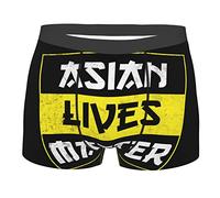 452 Men'S Underwear Asian Lives Matter Underwear Trunks Stretchy Sports Briefs Premium Briefs Fitted L