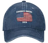 452 Sport Cap Candace Owens for President 2024 Dad Hat Classic Sports Hat Casual Sun Visor Hat for Golf Tennis Men