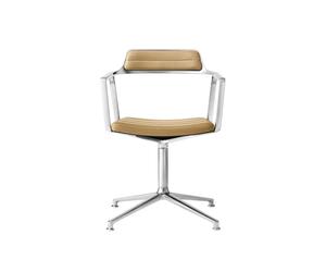 452 Swivel Chair Camel/Leather