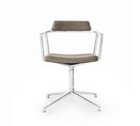 452 Swivel Swivel Chair Dark Sand/ Aluminum