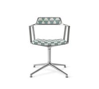 452 Swivel Swivel Chair Guesthouse Edition Lagrasse France Patterned
