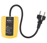 45220 tester: tester for power sockets LED 50Hz 230VAC plug: EU WIHA