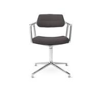 453 Swivel Special Edition Swivel Chair With Floor Glides Tide/Dark Brown