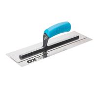 (455 x 110mm) OX Pro Ultraflex Plasterers Finishing Trowel with Stainless Steel Blade (Various Sizes)