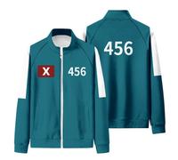 (456, XL) Squid Game Season 2 number jacket 456 jacket for adults 007 001 jacket