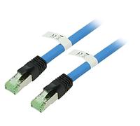 Goobay 45663 CAT 8.1 Ethernet Patch Cable Leads S/FTP (PiMF) Blue - LSZH Halogen-free CU Material