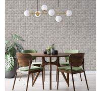 45741 Woods and Wicker Woven Raffia Silver Grey Galerie Wallpaper