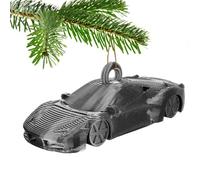 458 Sports Car Christmas Tree Bauble Decoration Ornament For Christmas Xmas Noel (Silver)