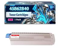 45862840 Toner Cartridges Compatible for Okidata OKI MC873dnct MC873dnv MC883dn MC883dnct MC883dnv Printers, With Chip Large Capacity 8300 Pages (1 Pack Magenta)