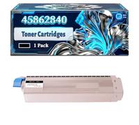 45862840 Toner Cartridges Compatible for Okidata OKI MC873dnct MC873dnv MC883dn MC883dnct MC883dnv Printers, With Chip Large Capacity 8300 Pages (1 Pack Black)